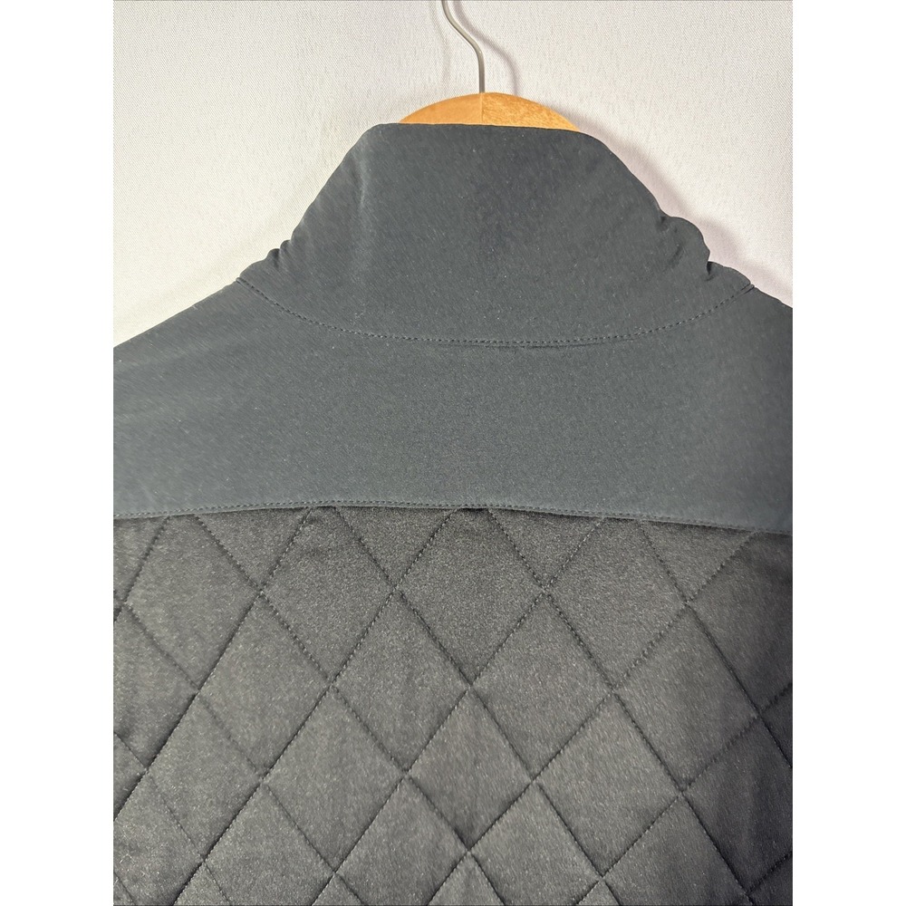 Lolë Womens Quilted Jacket Small Black 1/4 Zip Running Jogging Active Pullover - Picture 6 of 15